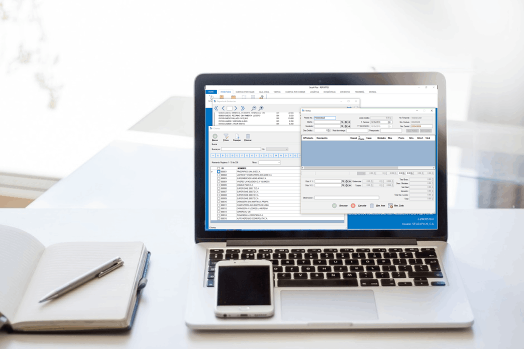 Imagen de un producto de software innovador